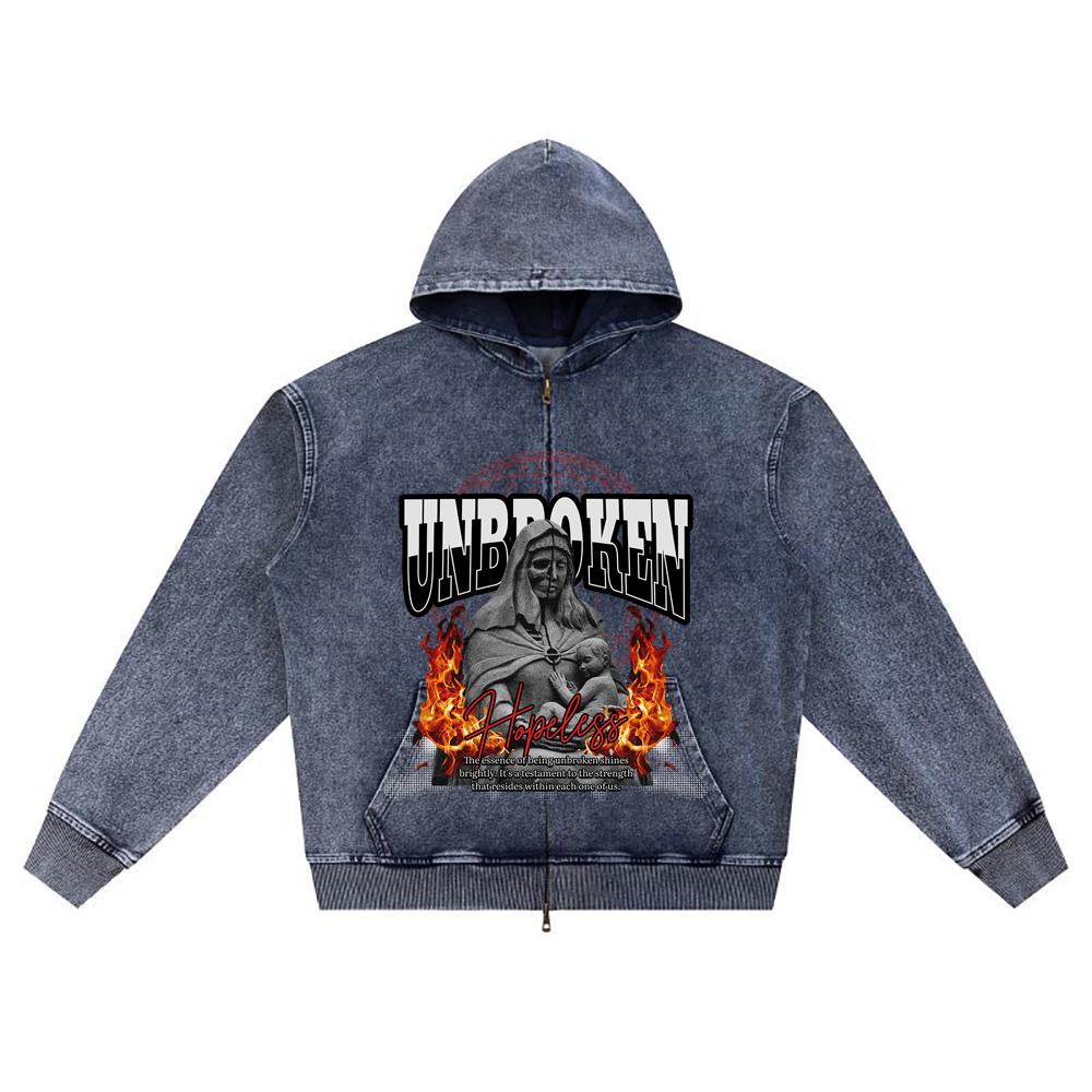 DTG print Knitted Denim Zip-Up Hoodie Unbroken Streetwear Brother Print Zipper Hoodies XL темно-синий
DTG print Knitted Denim Zip-Up Hoodie Unbroken Streetwear Brother Print Zipper Hoodies XL темно-синий