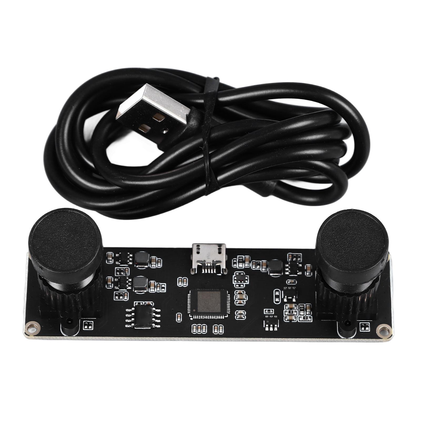 4MP USB Camera Module 1080P 3D VR Distance Measurement Synchronized Dual Lens USB Camera Board 72 degrees
4MP USB Camera Module 1080P 3D VR Distance Measurement Synchronized Dual Lens USB Camera Board 72 degrees
