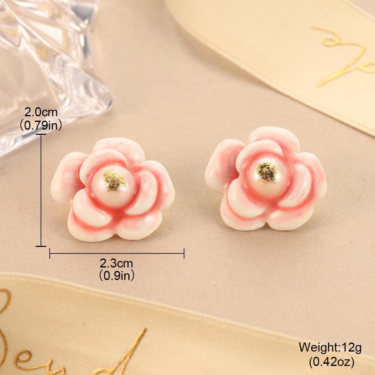 Oil painting camellia small fragrant earrings jewelry Mori sweet temperament earrings retro high-end earrings accessories
Oil painting camellia small fragrant earrings jewelry Mori sweet temperament earrings retro high-end earrings accessories