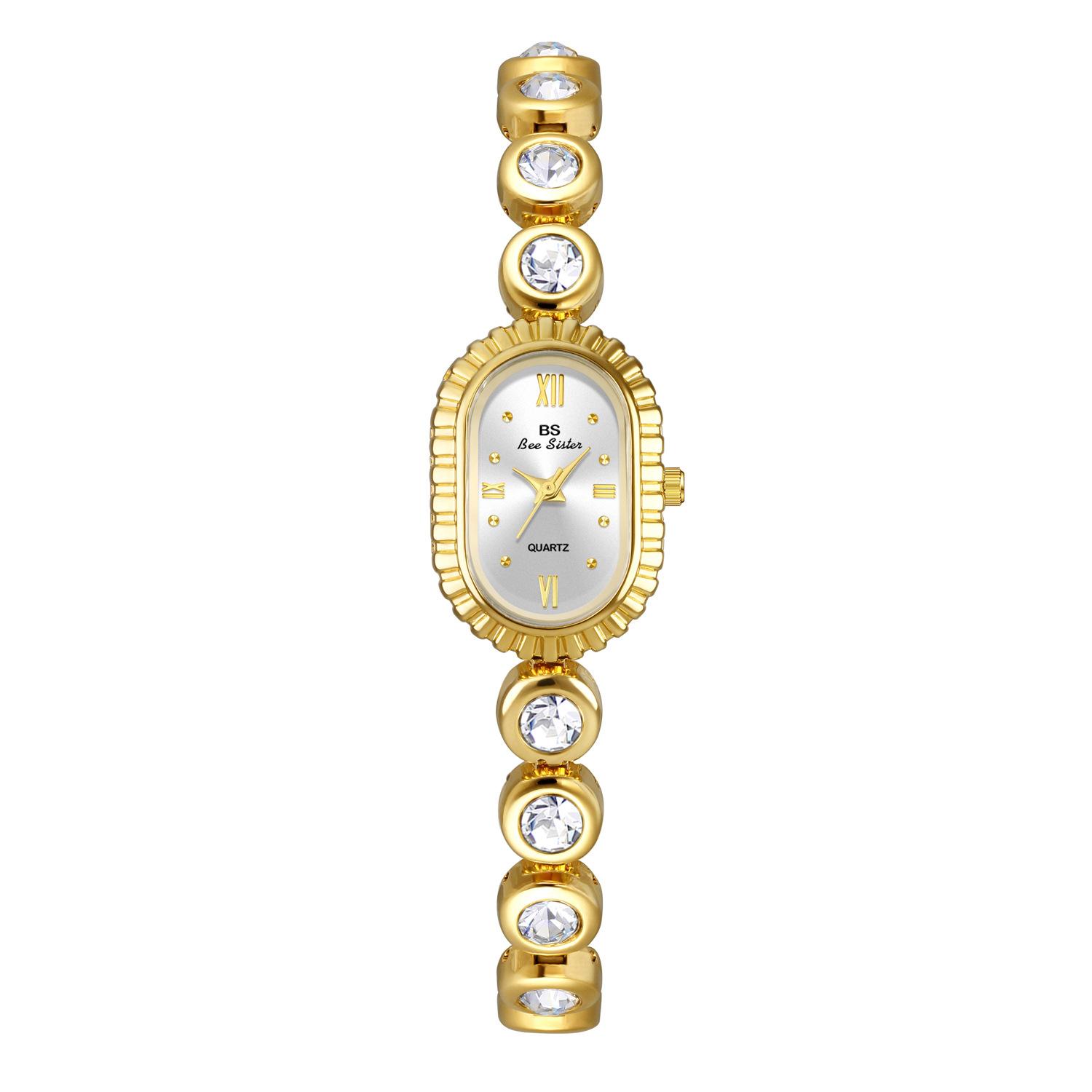 BS Brand Light Luxury Brand Women Watch Bracelet Vintage Jewelry Oval Waterproof Ladies Fashion Temperament Quartz Wristwatches
BS Brand Light Luxury Brand Women Watch Bracelet Vintage Jewelry Oval Waterproof Ladies Fashion Temperament Quartz Wristwatches