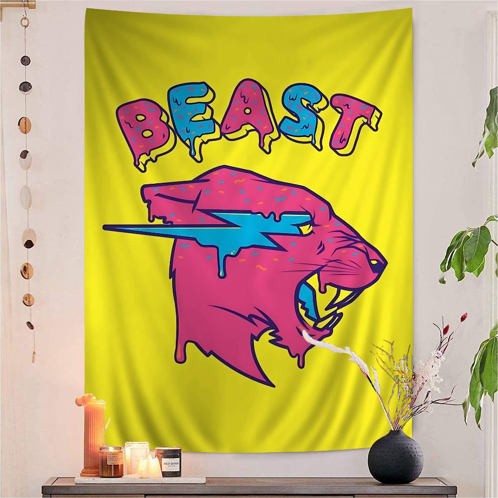 Game Blogger MrBeast Printed Large Wall Tapestry Cheap Hippie Wall Hanging Bohemian Wall Tapestries Mandala INS Home Decor 74x94cm(29x37in)
Game Blogger MrBeast Printed Large Wall Tapestry Cheap Hippie Wall Hanging Bohemian Wall Tapestries Mandala INS Home Decor 74x94cm(29x37in)