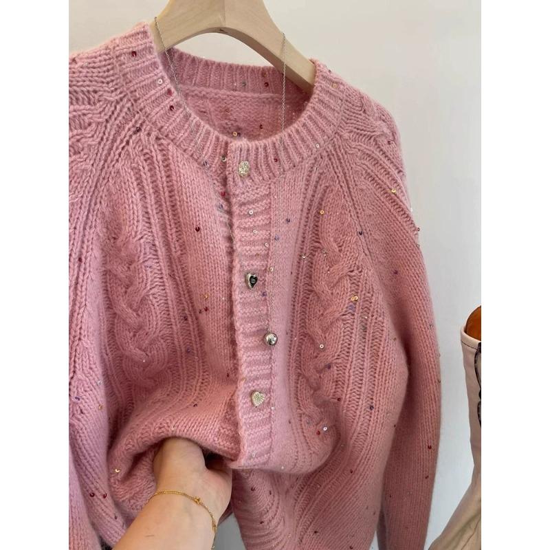 Recommended gray sequined raccoon fleece sweater cardigan jacket women s autumn and winter new knitted sweater one size fits all рожевий
Recommended gray sequined raccoon fleece sweater cardigan jacket women s autumn and winter new knitted sweater one size fits all рожевий