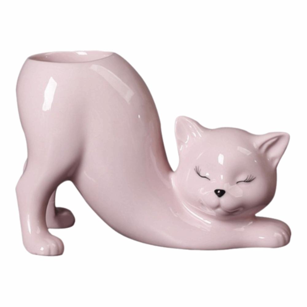 Cartoon Column Flower Pot Cute Cat Tail Flower Vase Flowerpot Decoration Accessories рожевий
Cartoon Column Flower Pot Cute Cat Tail Flower Vase Flowerpot Decoration Accessories рожевий