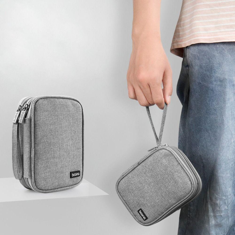 Double Layer Travel Data Cable Bag Zipper Organizer Bag Portable External Hard Disk Storage Bag
Double Layer Travel Data Cable Bag Zipper Organizer Bag Portable External Hard Disk Storage Bag