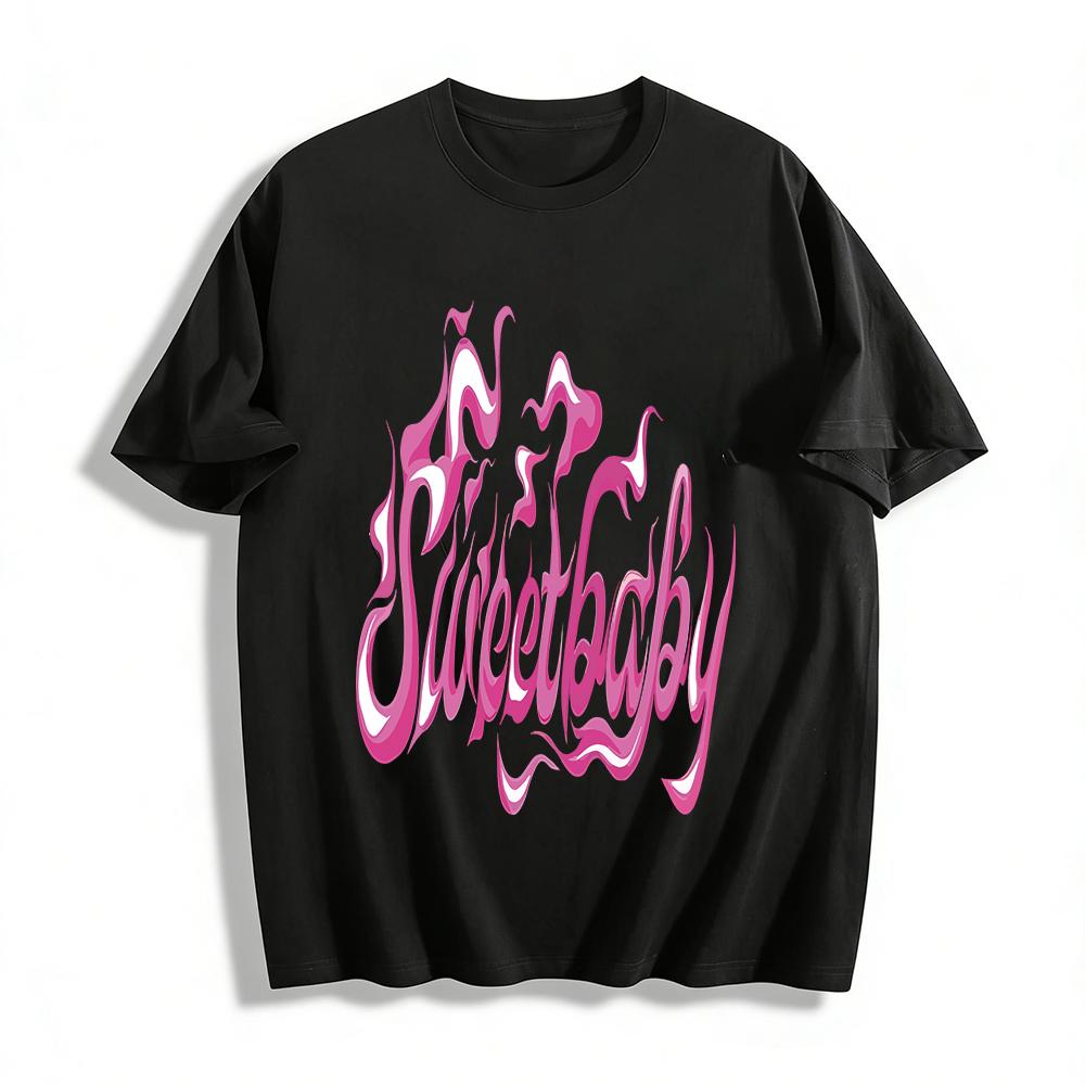 Sweetbaby Flame Pattern Print T-shirt Trendy Cool Girl Style Casual Crew Neck Short Sleeve Top Pure cotton T-shirt XXS
Sweetbaby Flame Pattern Print T-shirt Trendy Cool Girl Style Casual Crew Neck Short Sleeve Top Pure cotton T-shirt XXS