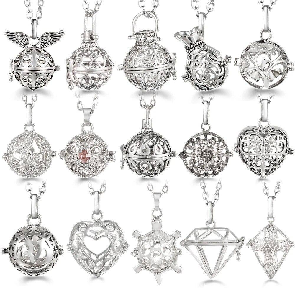 Tradition Chime Exquisite Angel Wings Caller Necklace Essential Oil Diffuser Pregnant Woman Aromatherapy Pendant Jewelry
Tradition Chime Exquisite Angel Wings Caller Necklace Essential Oil Diffuser Pregnant Woman Aromatherapy Pendant Jewelry