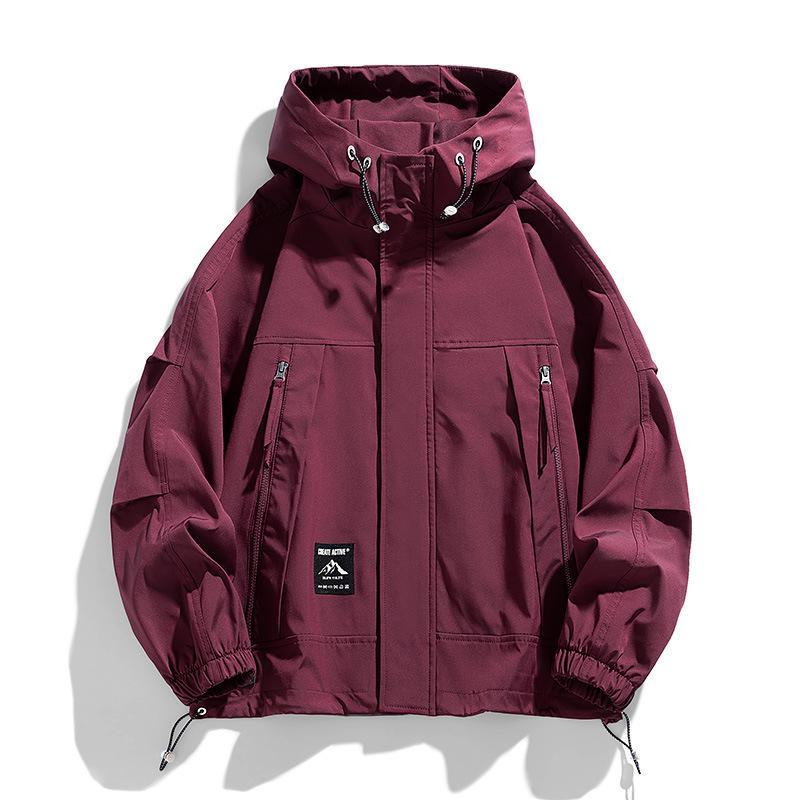 Мужская однотонная рабочая куртка с капюшоном (L-9XL) - Трендовый весенне-осенний большой размер 9XL
Мужская однотонная рабочая куртка с капюшоном (L-9XL) - Трендовый весенне-осенний большой размер 9XL