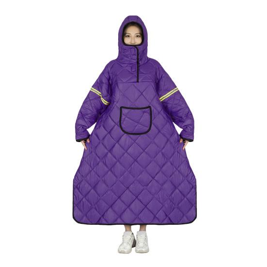 Велосипедное одеяло с капюшоном со светоотражающими полосками, регулируемое, для мужчин и женщин, водонепроницаемое, ветрозащитное, для осени, зимы, холодной погоды фиолетовый
Велосипедное одеяло с капюшоном со светоотражающими полосками, регулируемое, для мужчин и женщин, водонепроницаемое, ветрозащитное, для осени, зимы, холодной погоды фиолетовый