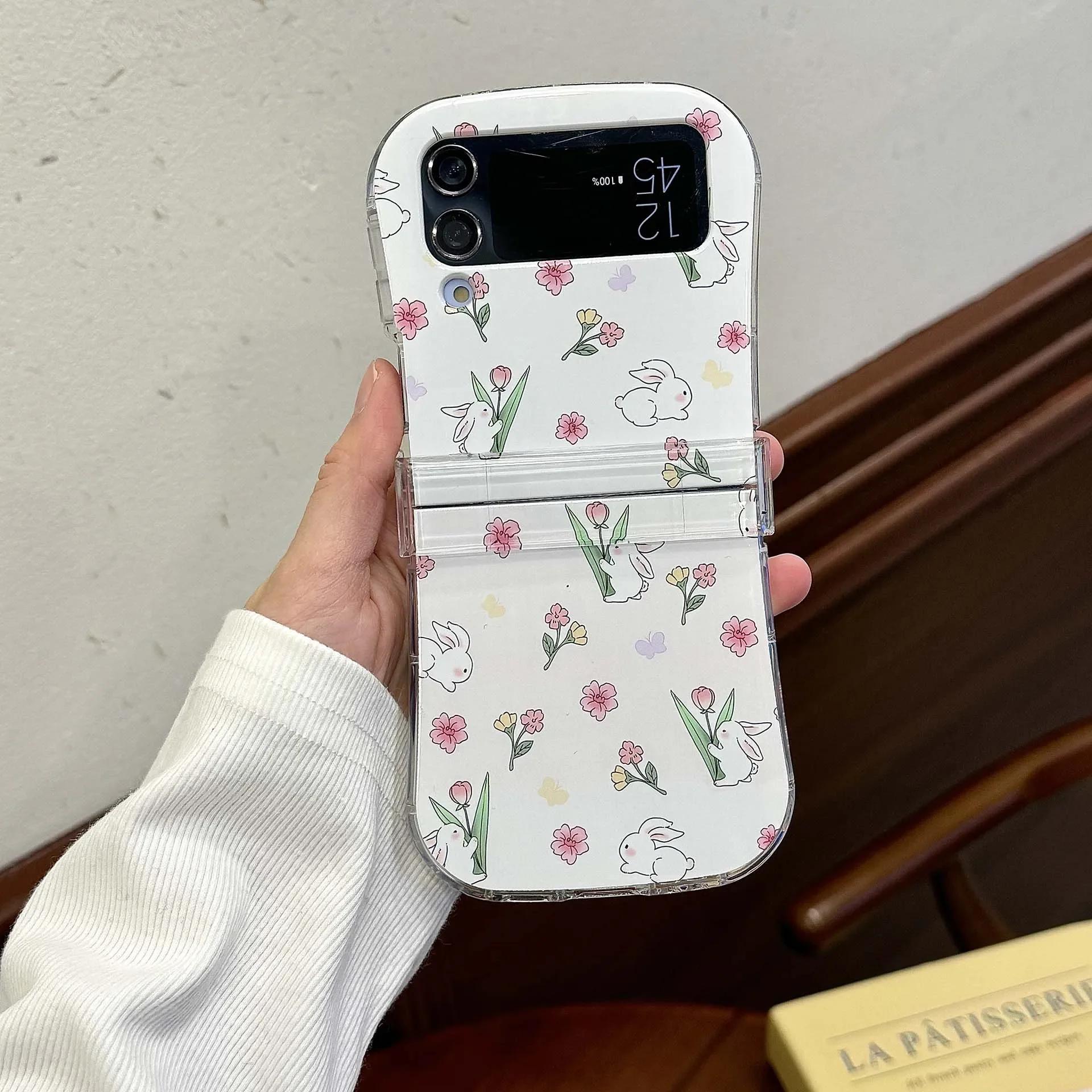 Эстетичный чехол-книжка с цветочным узором и кроликом для Samsung Galaxy Z Flip 3 4 5 6 5G Flip6 Flip5 Набор из 3 штук Flip4 Милый чехол с кроликом For Samsung Z Flip 6
Эстетичный чехол-книжка с цветочным узором и кроликом для Samsung Galaxy Z Flip 3 4 5 6 5G Flip6 Flip5 Набор из 3 штук Flip4 Милый чехол с кроликом For Samsung Z Flip 6