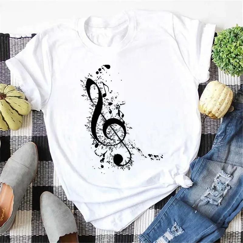 Plussize Harajuku Style Womens Tshirt Musical Note Print Top New Black Tshirt Womens Fashionable Graphic Tshirt Womens Top 4XL
Plussize Harajuku Style Womens Tshirt Musical Note Print Top New Black Tshirt Womens Fashionable Graphic Tshirt Womens Top 4XL