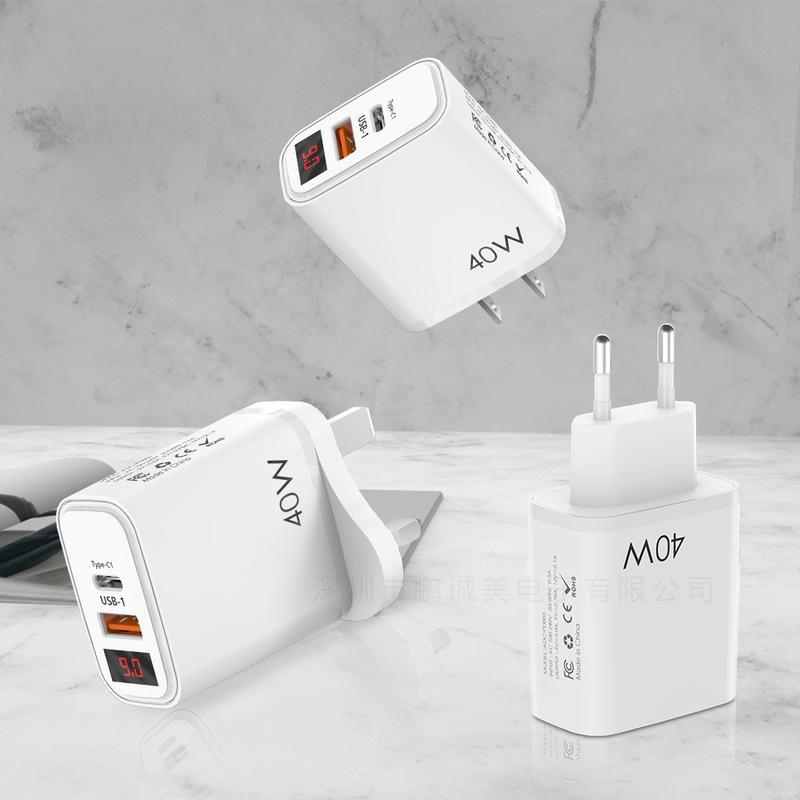 PD+USB Digital Display Charger 20W | QC 3.0 Fast Charging | EU/US/UK Plug Colorful Packaging Box (Without Product) чорний
PD+USB Digital Display Charger 20W | QC 3.0 Fast Charging | EU/US/UK Plug Colorful Packaging Box (Without Product) чорний