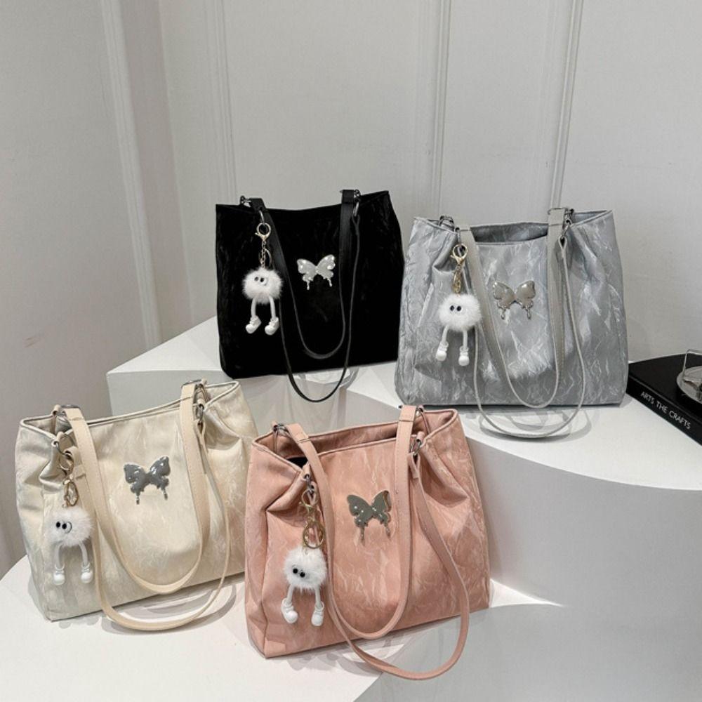 Pu Leather Sweet Shoulder Bag Doll Pendant Luxury Handbag Fashion Underarm Tote Bag Outdoor білий
Pu Leather Sweet Shoulder Bag Doll Pendant Luxury Handbag Fashion Underarm Tote Bag Outdoor білий