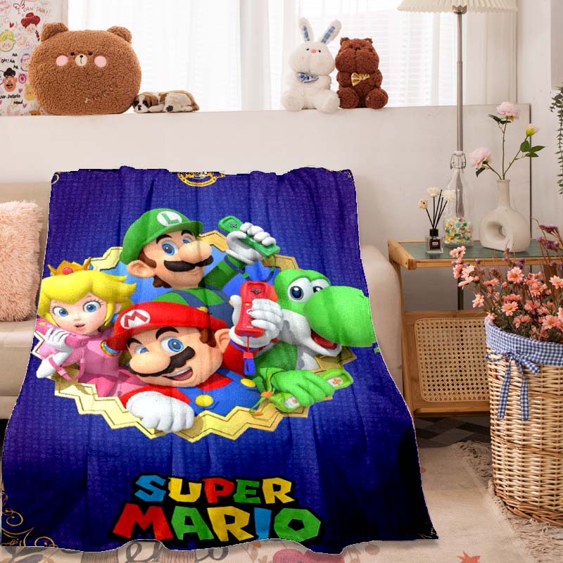 Super Mario Bros printed blanket, a warm and comfortable flannel blanket, suitable for bedrooms, sofas, beds, chairs, picnics an 75x90cm
Super Mario Bros printed blanket, a warm and comfortable flannel blanket, suitable for bedrooms, sofas, beds, chairs, picnics an 75x90cm