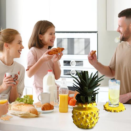 Yousheng 3D Pineapple Decorative Coasters Set Creative 3D Pineapple Design Coasters Protect Table from Water Heat Gift for Family Friends жовтий
Yousheng 3D Pineapple Decorative Coasters Set Creative 3D Pineapple Design Coasters Protect Table from Water Heat Gift for Family Friends жовтий