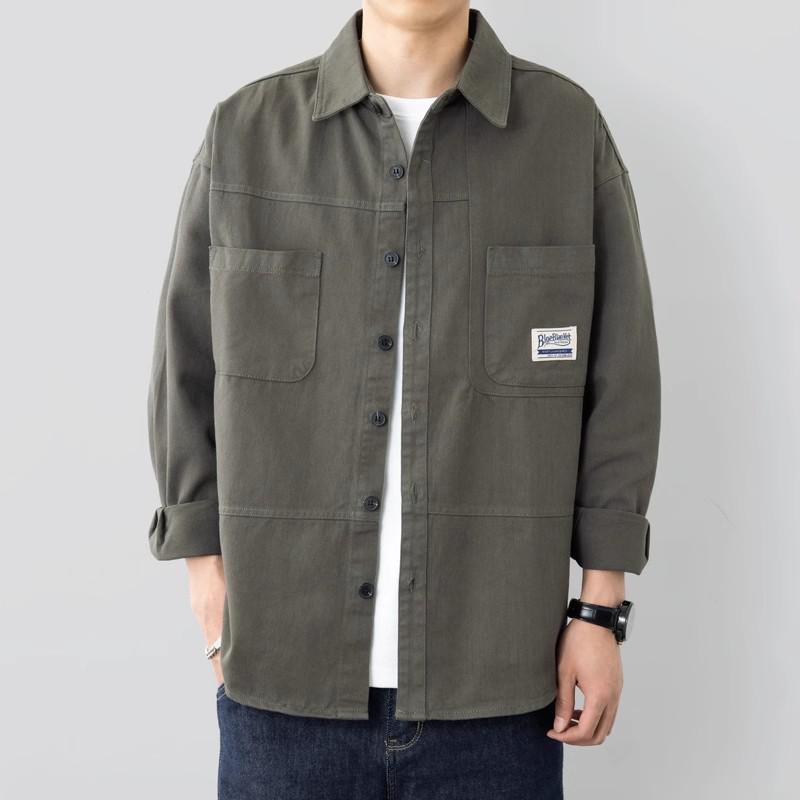 Мужской винтажный кардиган из хлопка и льна - Японская рабочая одежда, Свободный крой, Длинный рукав, Тяжелый вес, Весенний тренд. XXL зелёный
Мужской винтажный кардиган из хлопка и льна - Японская рабочая одежда, Свободный крой, Длинный рукав, Тяжелый вес, Весенний тренд. XXL зелёный