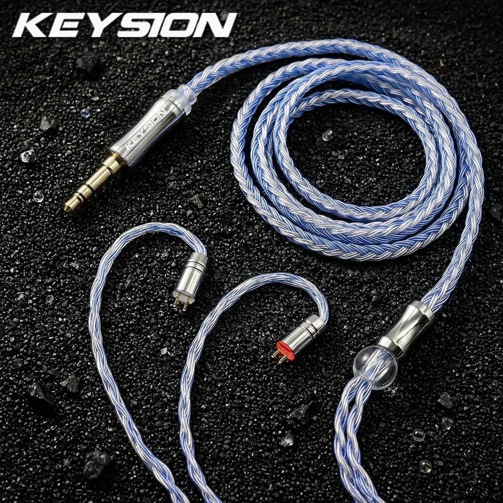 KEYSION 24-core Silver-plated OFC HIFI Earphone Upgrade Cable MMCX 0.78mm 2 Pin for TFZ 3.5/4.4mm Balance DIY Headphone Cable
KEYSION 24-core Silver-plated OFC HIFI Earphone Upgrade Cable MMCX 0.78mm 2 Pin for TFZ 3.5/4.4mm Balance DIY Headphone Cable