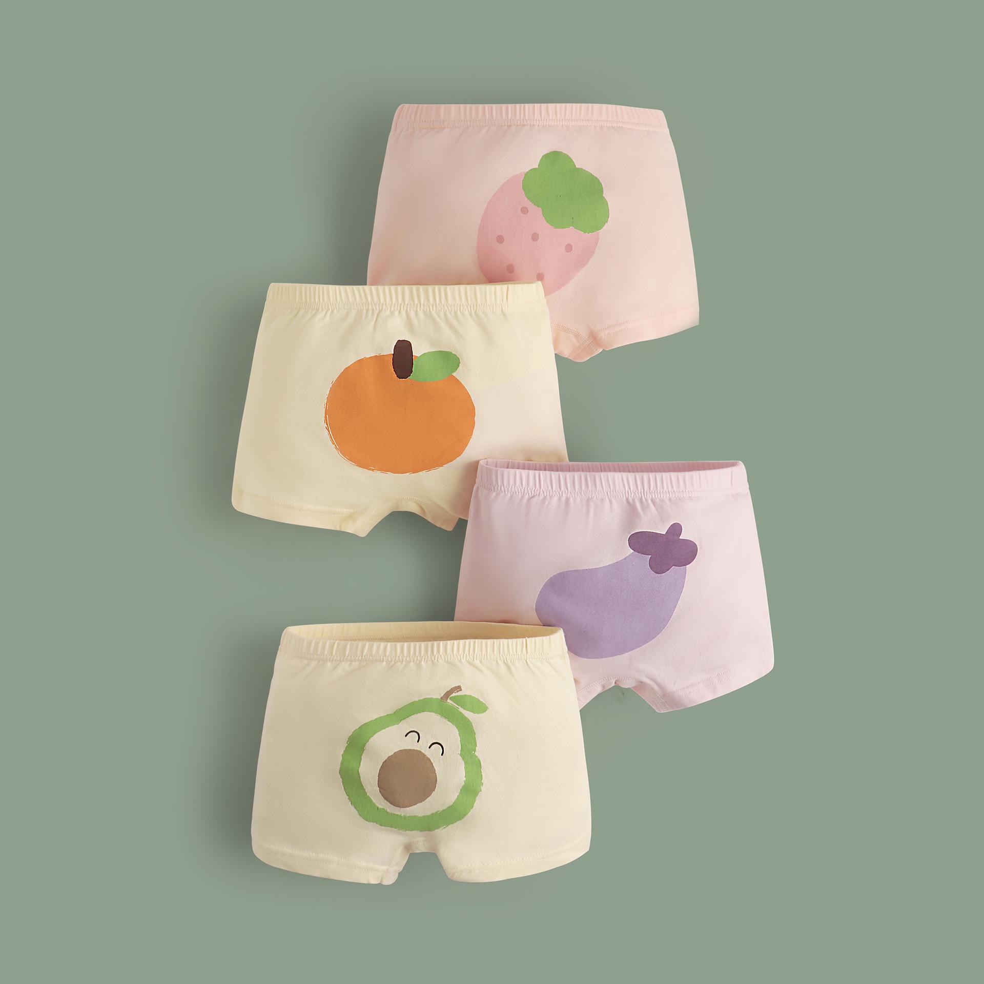 Pure Cotton Cartoon Kids Boxer Briefs - Antibacterial Korean Style for Girls 130
Pure Cotton Cartoon Kids Boxer Briefs - Antibacterial Korean Style for Girls 130