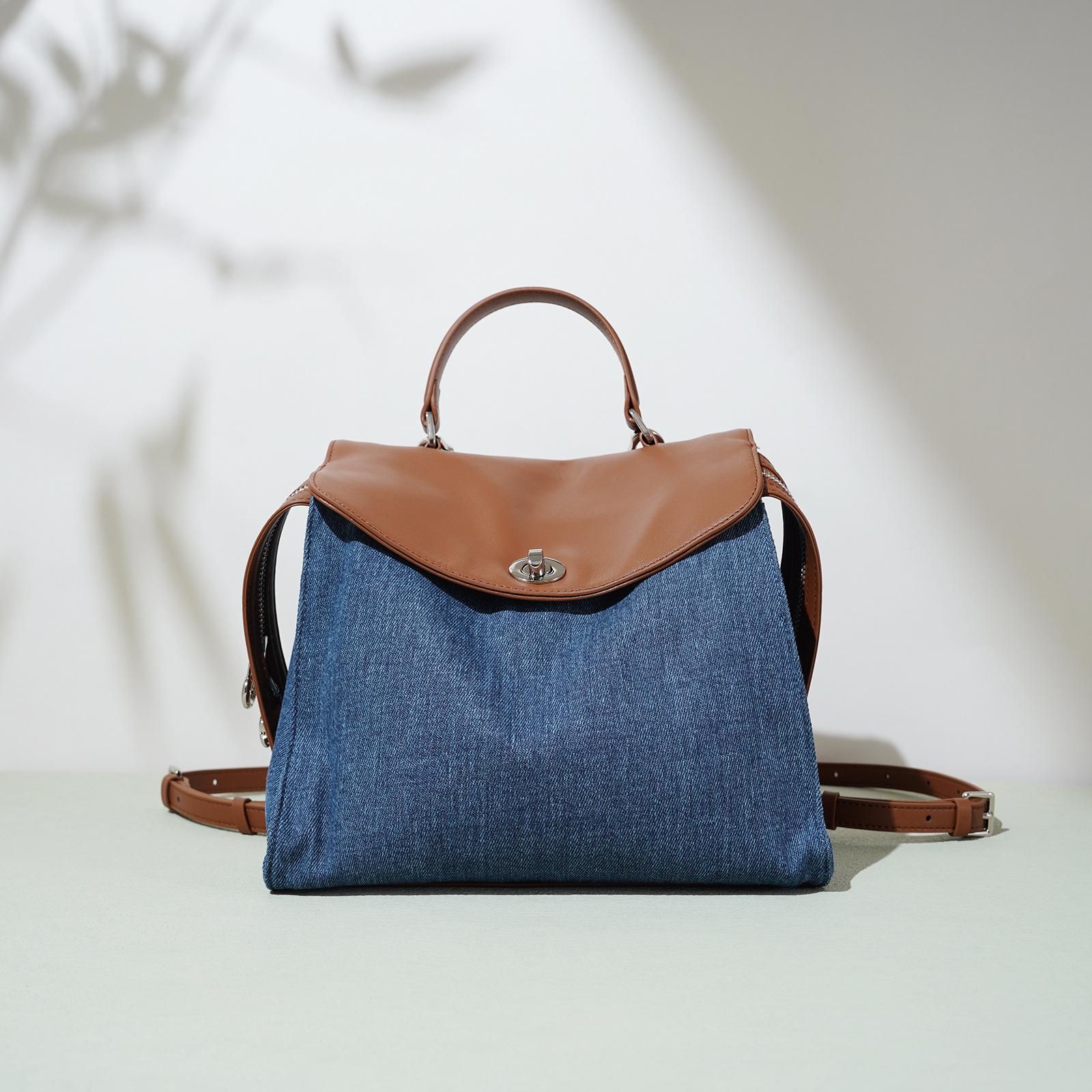 Versatile Cow Denim Series Backpack Stylish Simple Handbag Large Capacity Commuter Practical Shoulder Bag синий
Versatile Cow Denim Series Backpack Stylish Simple Handbag Large Capacity Commuter Practical Shoulder Bag синий