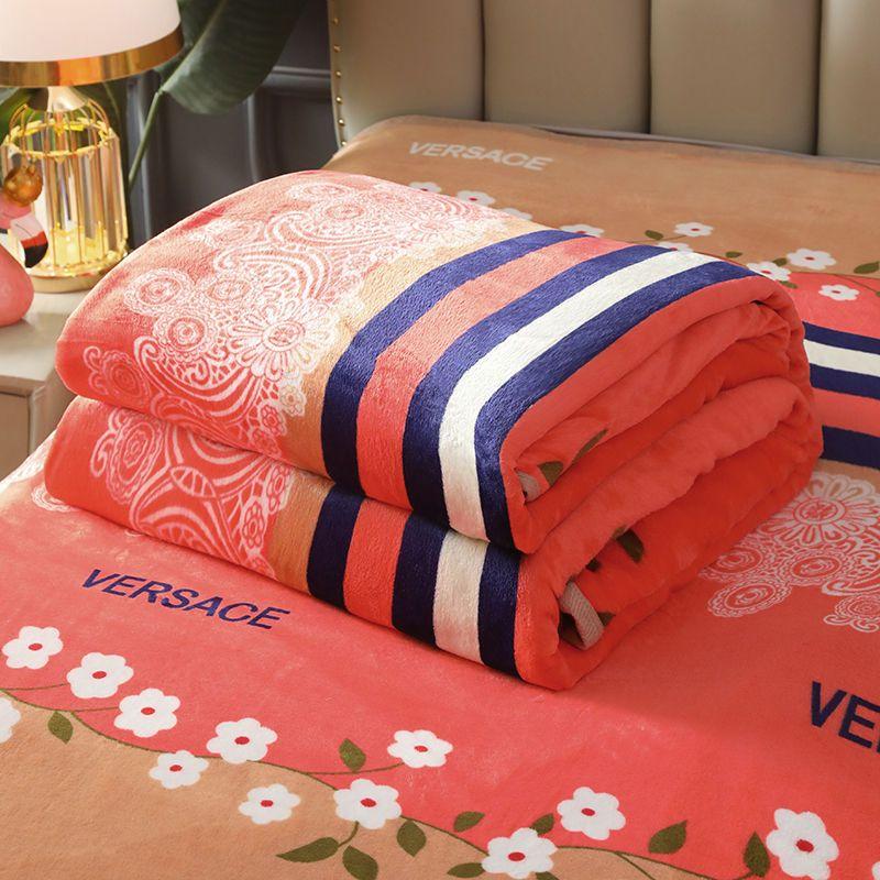 Утолщенное коралловое флисовое теплое плюшевое одеяло фланелевая простыня цельная зимняя односпальная двухсторонняя флисовая нескользящая наволочка одеяло 200X230cm