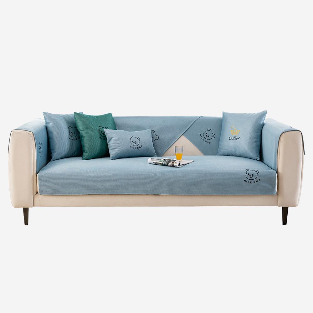 Летняя диванная подушка с вышивкой Ice Silk Cool Mat Cool Sofa Cover Универсальный диванный чехол Полотенце Чехлы для дивана для гостиной 45x45cm pillow case
Летняя диванная подушка с вышивкой Ice Silk Cool Mat Cool Sofa Cover Универсальный диванный чехол Полотенце Чехлы для дивана для гостиной 45x45cm pillow case
