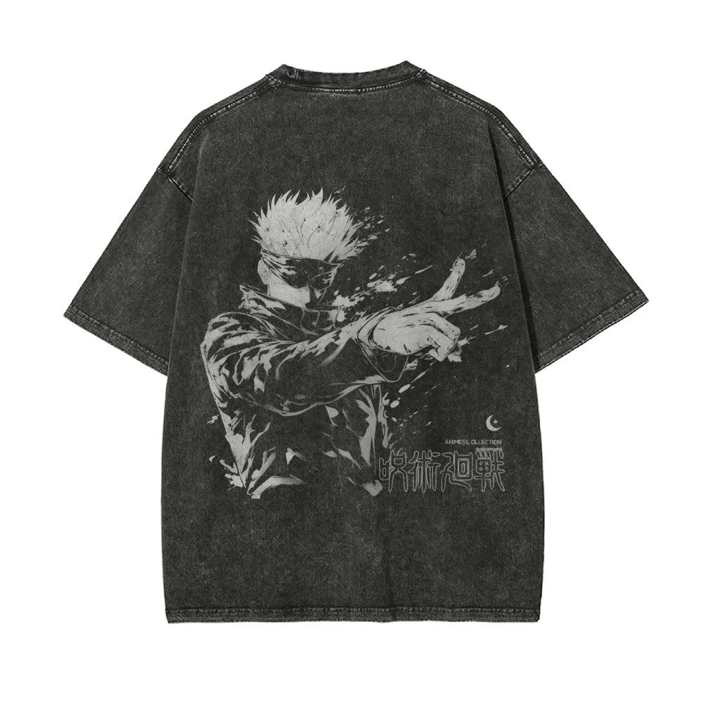 Satoru Gojo Domain Expansion TShirt Jujutsu Kaisen Unlimited Void Tee Vintage Washed Oversized Retro Anime Men Streetwear Top M
Satoru Gojo Domain Expansion TShirt Jujutsu Kaisen Unlimited Void Tee Vintage Washed Oversized Retro Anime Men Streetwear Top M