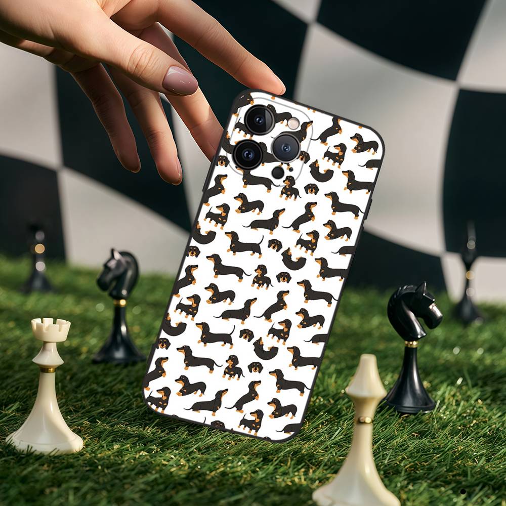 Dachshund Dog Phone Case For IPhone 17 Pro Max 16 15 14 13 12 11 Plus Mini Silicone Black TPU iPhone 15 pro
Dachshund Dog Phone Case For IPhone 17 Pro Max 16 15 14 13 12 11 Plus Mini Silicone Black TPU iPhone 15 pro