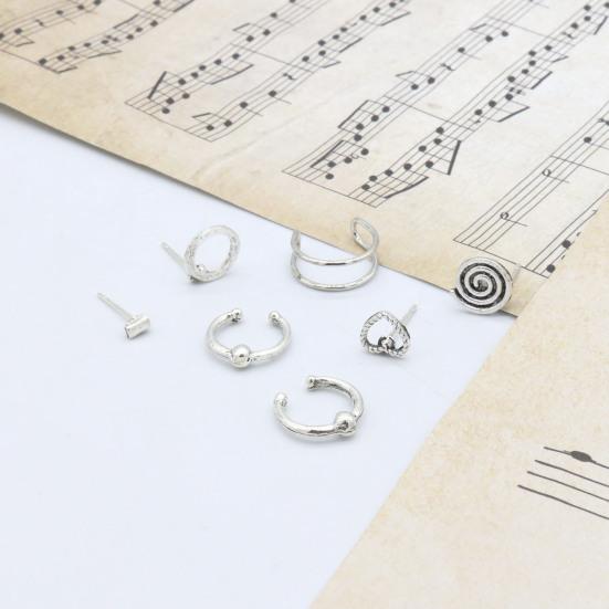 Yousheng 7 шт./компл. серебряные женские серьги изысканный пирсинг тонкая работа стиль бохо геометрические круглые серьги-клипсы ювелирные аксессуары
Yousheng 7 шт./компл. серебряные женские серьги изысканный пирсинг тонкая работа стиль бохо геометрические круглые серьги-клипсы ювелирные аксессуары
