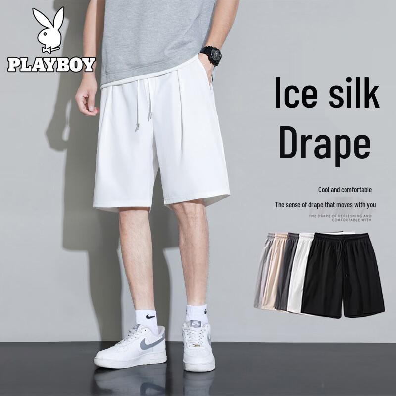 PLAYBOY Men s Ice Silk Loose Fit Basketball Shorts XL
PLAYBOY Men s Ice Silk Loose Fit Basketball Shorts XL