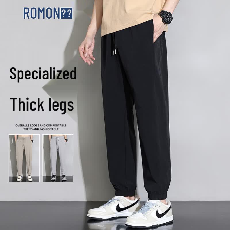 ROMON Men s Ice Silk Tapered Quick-Dry Casual Pants M
ROMON Men s Ice Silk Tapered Quick-Dry Casual Pants M