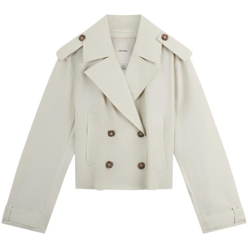 Calvin Klein Classic Casual Double-Breasted Lapel Trench Coat Women Outerwear Beige 44B537G XS
Calvin Klein Classic Casual Double-Breasted Lapel Trench Coat Women Outerwear Beige 44B537G XS