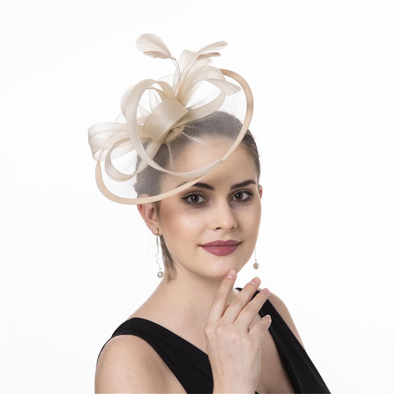 Фасцинатор для женщин Заколка для волос Шляпка Перья Банты Вуаль Аксессуар для волос Модный парик для свадебной вечеринки Особое событие 3
Фасцинатор для женщин Заколка для волос Шляпка Перья Банты Вуаль Аксессуар для волос Модный парик для свадебной вечеринки Особое событие 3