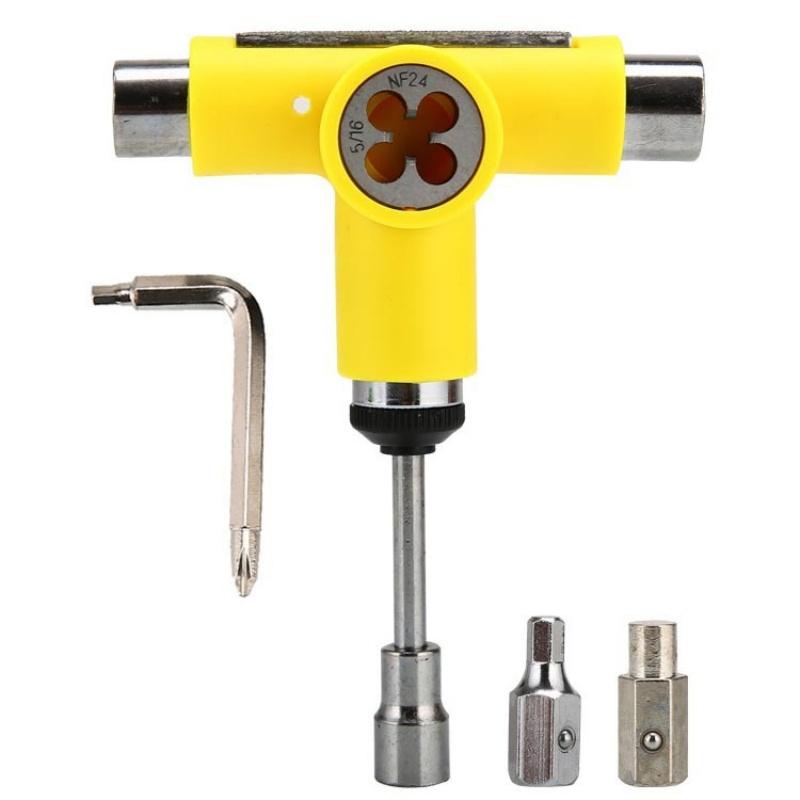 Skateboard T-tool Combination Skateboard Tool Die Sleeve Buckle Portable Into Semi-Automatic Multi-Functional Disassembly
Skateboard T-tool Combination Skateboard Tool Die Sleeve Buckle Portable Into Semi-Automatic Multi-Functional Disassembly