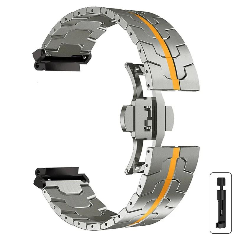 Сталевий ремінець для Huami Amazfit T-rex 3/2 Trex Pro Металевий ремінець для годинника Amazfit T-Rex Ultra Метеликова застібка Аксесуари для смарт-годинника Amazfit T-Rex 2Ultra
Сталевий ремінець для Huami Amazfit T-rex 3/2 Trex Pro Металевий ремінець для годинника Amazfit T-Rex Ultra Метеликова застібка Аксесуари для смарт-годинника Amazfit T-Rex 2Ultra