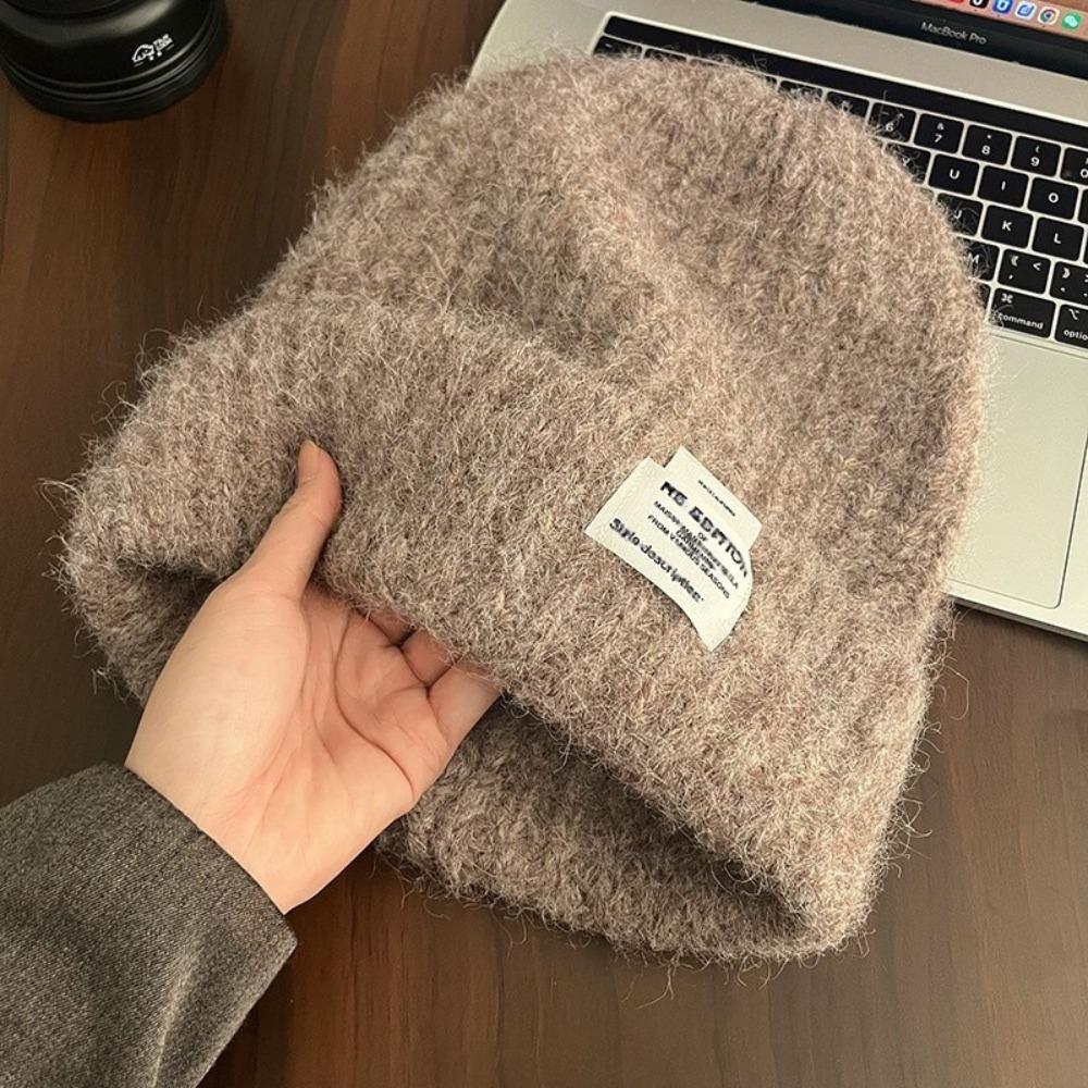 Solid Color Winter Beanie Ear Protection Thermal Hat Comfortable Wool Knitting Hat Women s Fashion хакі
Solid Color Winter Beanie Ear Protection Thermal Hat Comfortable Wool Knitting Hat Women s Fashion хакі