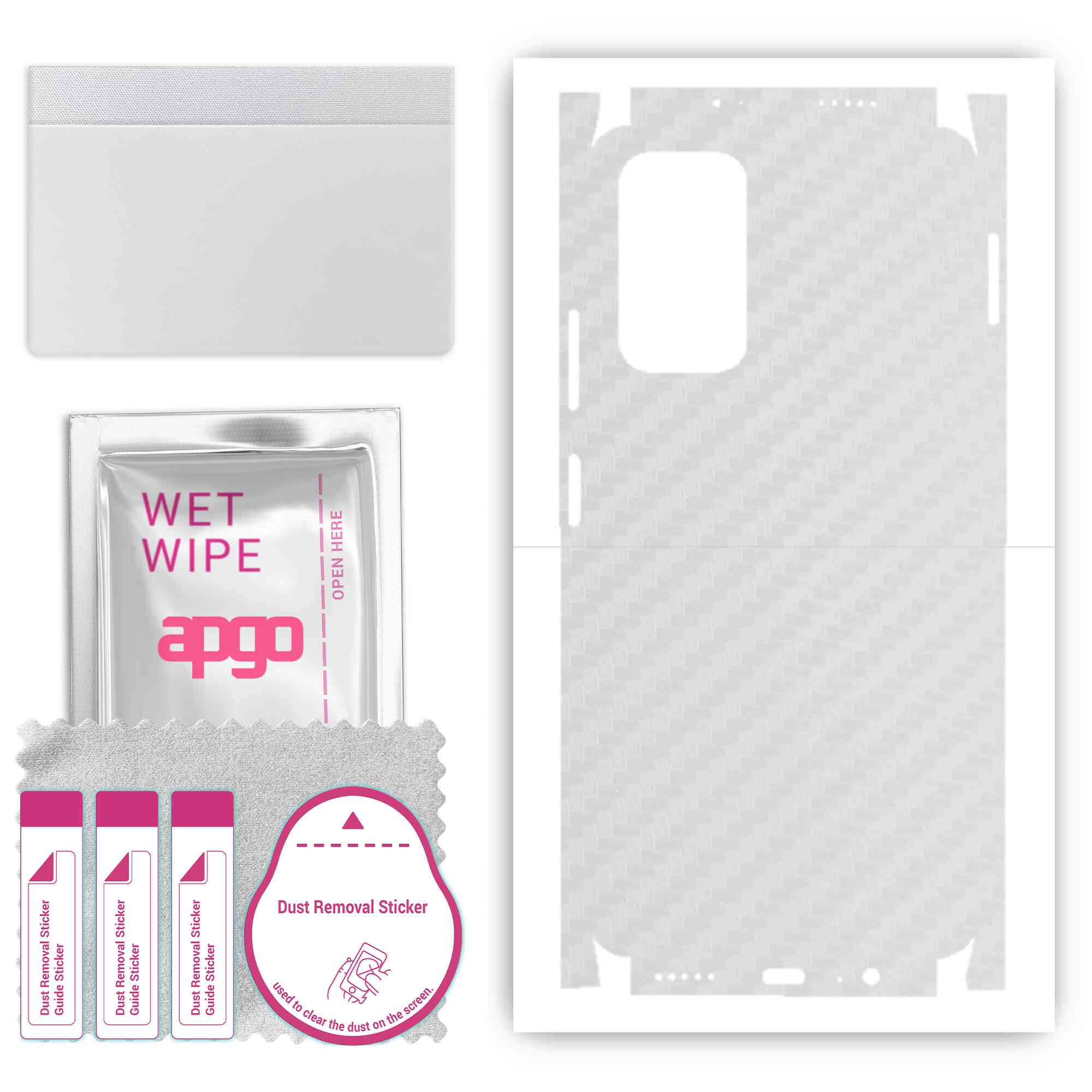 Apgo Protective Skin Sticker for the back+sides compatible with Xiaomi Poco M4 Pro 5G, Full Wrap Film, Foil, Vinyl - Pattern Transparent Carbon
Apgo Protective Skin Sticker for the back+sides compatible with Xiaomi Poco M4 Pro 5G, Full Wrap Film, Foil, Vinyl - Pattern Transparent Carbon