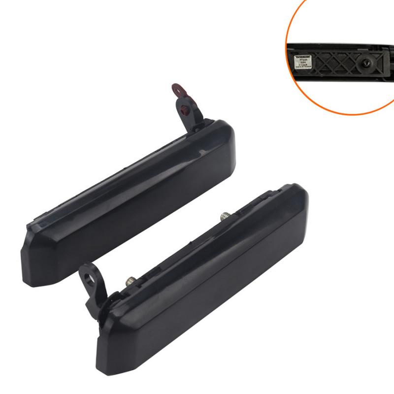 1 pair exterior front door handles in black for 86-97 d21 hardbody pickup pathfinder 8060601A10, 8060701A10
1 pair exterior front door handles in black for 86-97 d21 hardbody pickup pathfinder 8060601A10, 8060701A10