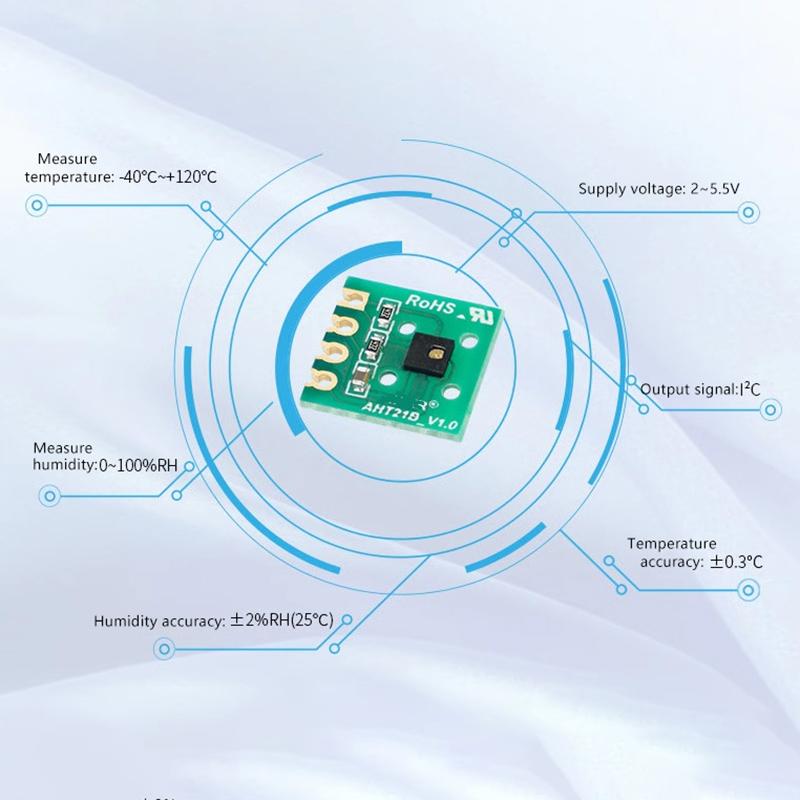 Bs Aht21 High Precision Digital Temperature And Humidity Sensor Measurement Module I2C Communication Replace Sht20 For Ar one size
Bs Aht21 High Precision Digital Temperature And Humidity Sensor Measurement Module I2C Communication Replace Sht20 For Ar one size