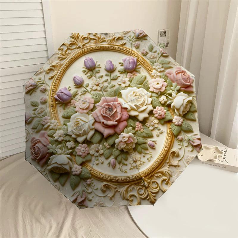 1PC Floral Pattern Automatic Open/Close Umbrella with Windproof, 8-Rib Sturdy Canopy, Durable Ribs, Fashionable Design,1234A
1PC Floral Pattern Automatic Open/Close Umbrella with Windproof, 8-Rib Sturdy Canopy, Durable Ribs, Fashionable Design,1234A