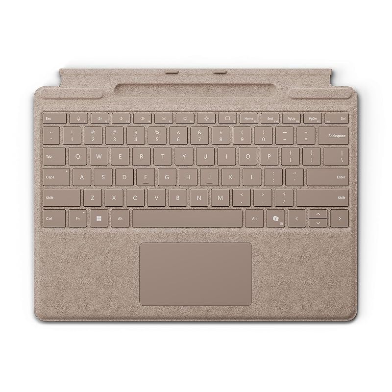 microsoft Surface Pro Keyboard (with pen storage/slim) Pen sold separately)/ dune / 8XA-00163
microsoft Surface Pro Keyboard (with pen storage/slim) Pen sold separately)/ dune / 8XA-00163