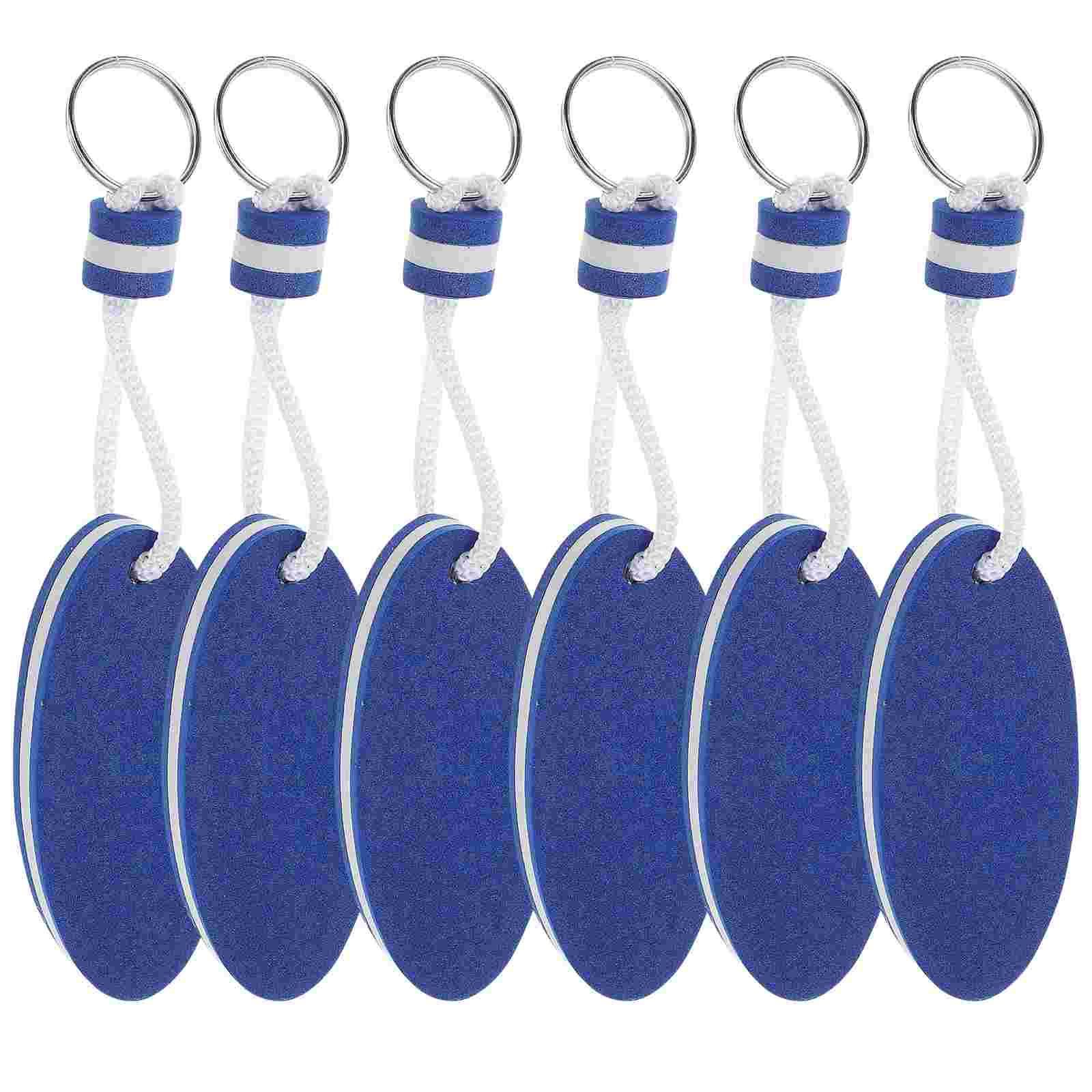 6 Pcs Surfboard Oval Keychain Eva Pendant Floating Water Foam Sponge Buckle Buoy Ring Keychains Decors Portable Colored синій
6 Pcs Surfboard Oval Keychain Eva Pendant Floating Water Foam Sponge Buckle Buoy Ring Keychains Decors Portable Colored синій