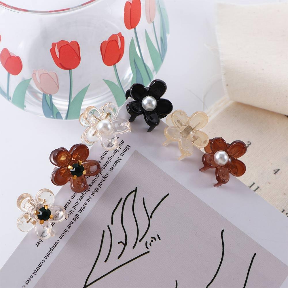 Sweet Cute Gift Women Pearl Hair Accessories Flower Hair Claw Hairpin Crab Clip coffee-Rhinestone
Sweet Cute Gift Women Pearl Hair Accessories Flower Hair Claw Hairpin Crab Clip coffee-Rhinestone