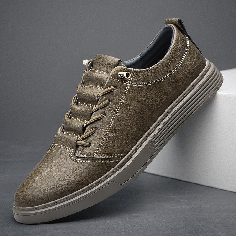 Spring and Autumn Men s Round Head Casual Board Shoes Fashion Two-layer Cowhide Comfortable and Breathable Blue Versatile Work Men s Shoes 47 хакі
Spring and Autumn Men s Round Head Casual Board Shoes Fashion Two-layer Cowhide Comfortable and Breathable Blue Versatile Work Men s Shoes 47 хакі