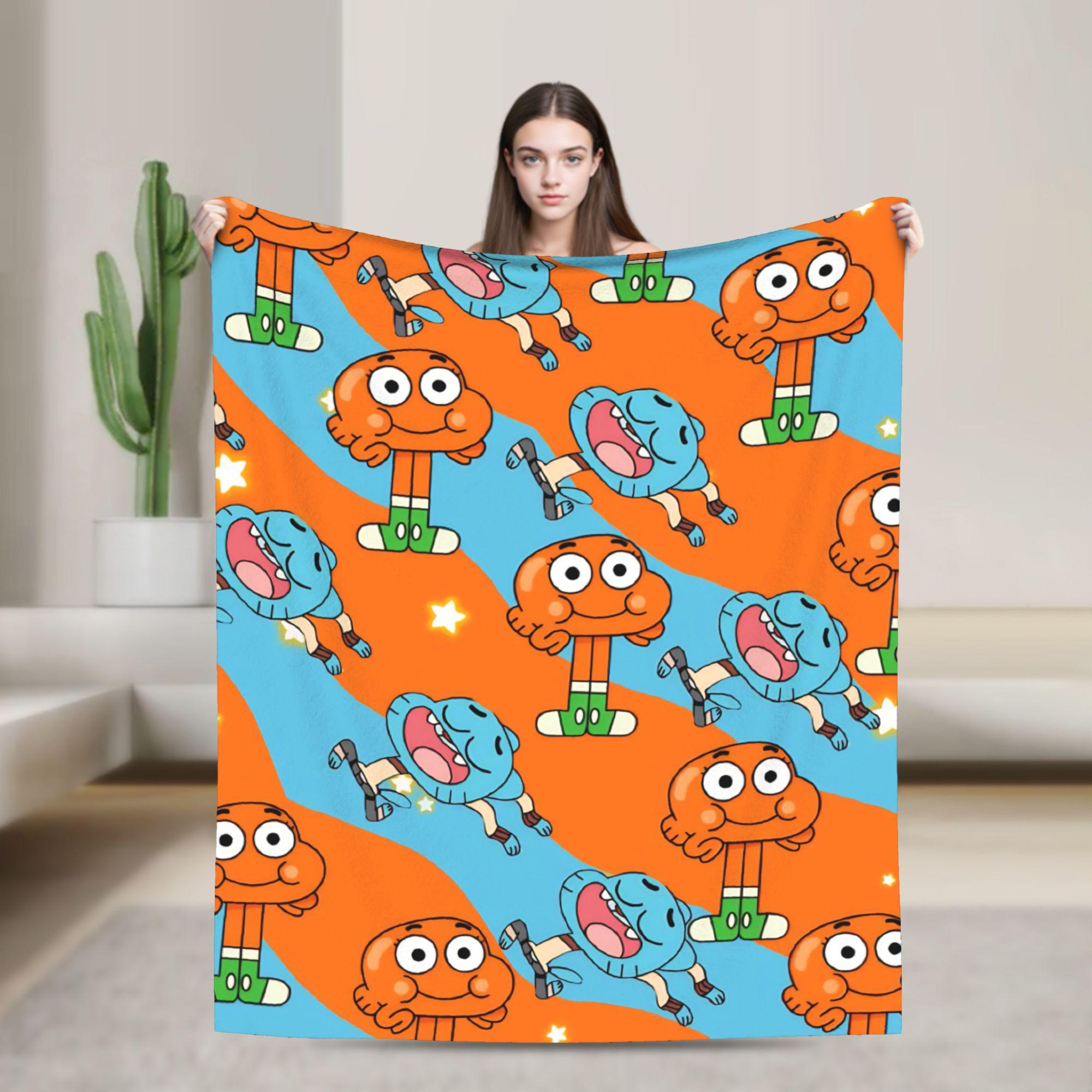 The Wonderfully Weird World of Gumball Blanket Quality Winter Airplane Travel Living Room Funny Bedspread 30x40in
The Wonderfully Weird World of Gumball Blanket Quality Winter Airplane Travel Living Room Funny Bedspread 30x40in