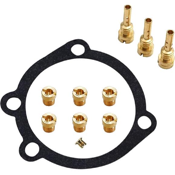 CV40 Main Jet - Slow/Pilot Jet - Gasket, for Harley Davidson Sportster XL883 XL1200 CV 40MM Carburetor Carb Jet Kit (#180 185 190 195 42 45 48)
CV40 Main Jet - Slow/Pilot Jet - Gasket, for Harley Davidson Sportster XL883 XL1200 CV 40MM Carburetor Carb Jet Kit (#180 185 190 195 42 45 48)