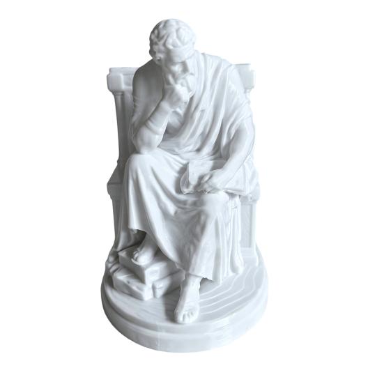Ornaments with Philosopher Shape Stable Base 3D Printed Sculpture Retro Literary Desktop Decoration for Study Room Office Entrance Hall белый
Ornaments with Philosopher Shape Stable Base 3D Printed Sculpture Retro Literary Desktop Decoration for Study Room Office Entrance Hall белый