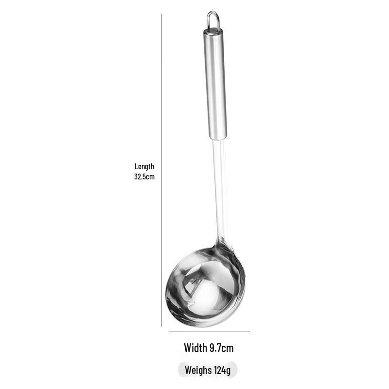 Abay Stainless Steel Deep Soup Ladle Set, 3-Pack
Abay Stainless Steel Deep Soup Ladle Set, 3-Pack
