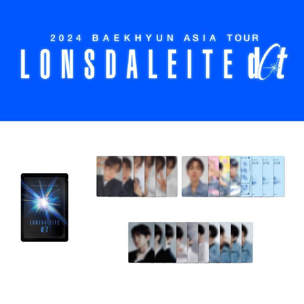 Предварительный заказ 2024 BAEKHYUN ASIA Tour LONSDALEITE dot Коллекционная карточка 
Предварительный заказ 2024 BAEKHYUN ASIA Tour LONSDALEITE dot Коллекционная карточка