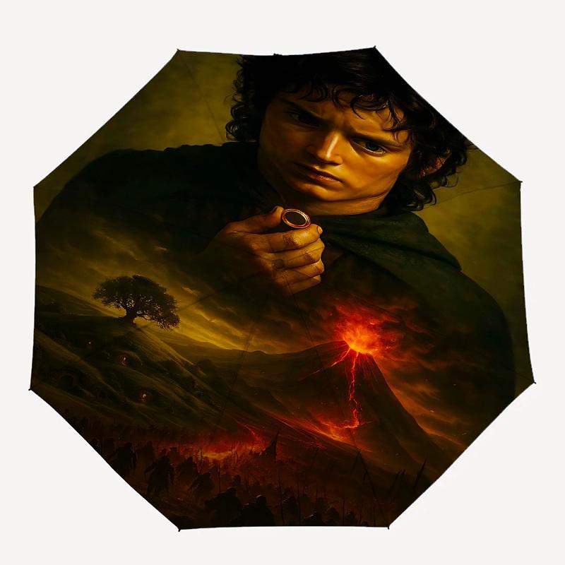 1pc Lord of the Rings volcano Automatic Folding Umbrella - Compact 8-Rib Design, Durable Plastic & Iron1286L
1pc Lord of the Rings volcano Automatic Folding Umbrella - Compact 8-Rib Design, Durable Plastic & Iron1286L