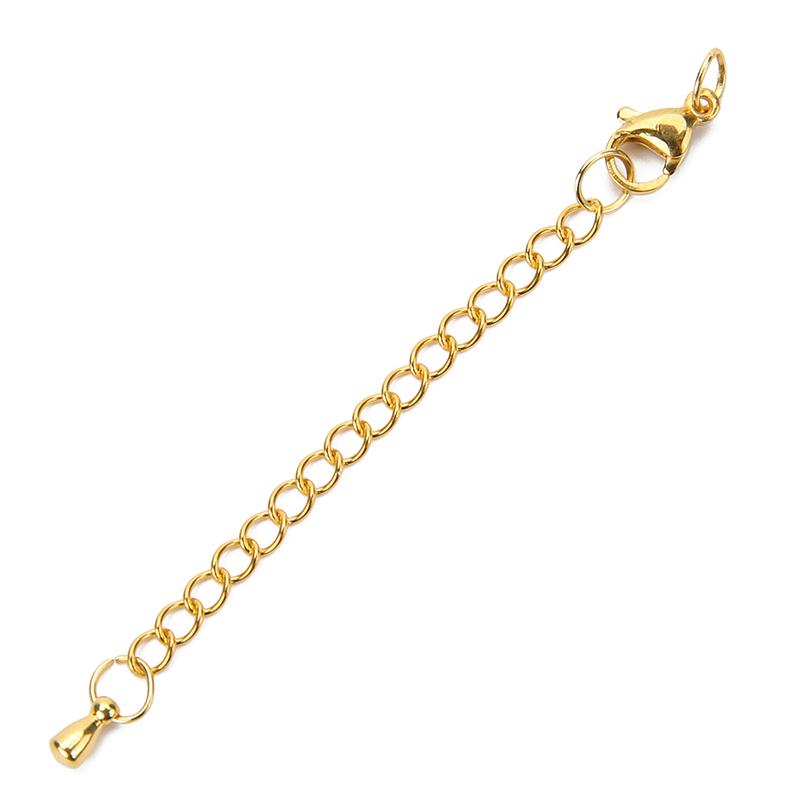 10pcs Never Fade PVD Stainless Steel Extended Chain With Lobster Clasps Extension Extender Tail Chain For Diy Jewelry Making
10pcs Never Fade PVD Stainless Steel Extended Chain With Lobster Clasps Extension Extender Tail Chain For Diy Jewelry Making