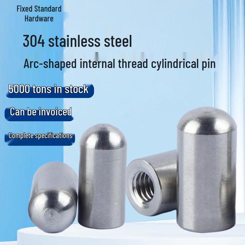 Stainless Steel Round Arc Cylindrical Pin with Internal Thread (M2-M6) - Dowel & Locating Pin 3*M2*5
Stainless Steel Round Arc Cylindrical Pin with Internal Thread (M2-M6) - Dowel & Locating Pin 3*M2*5